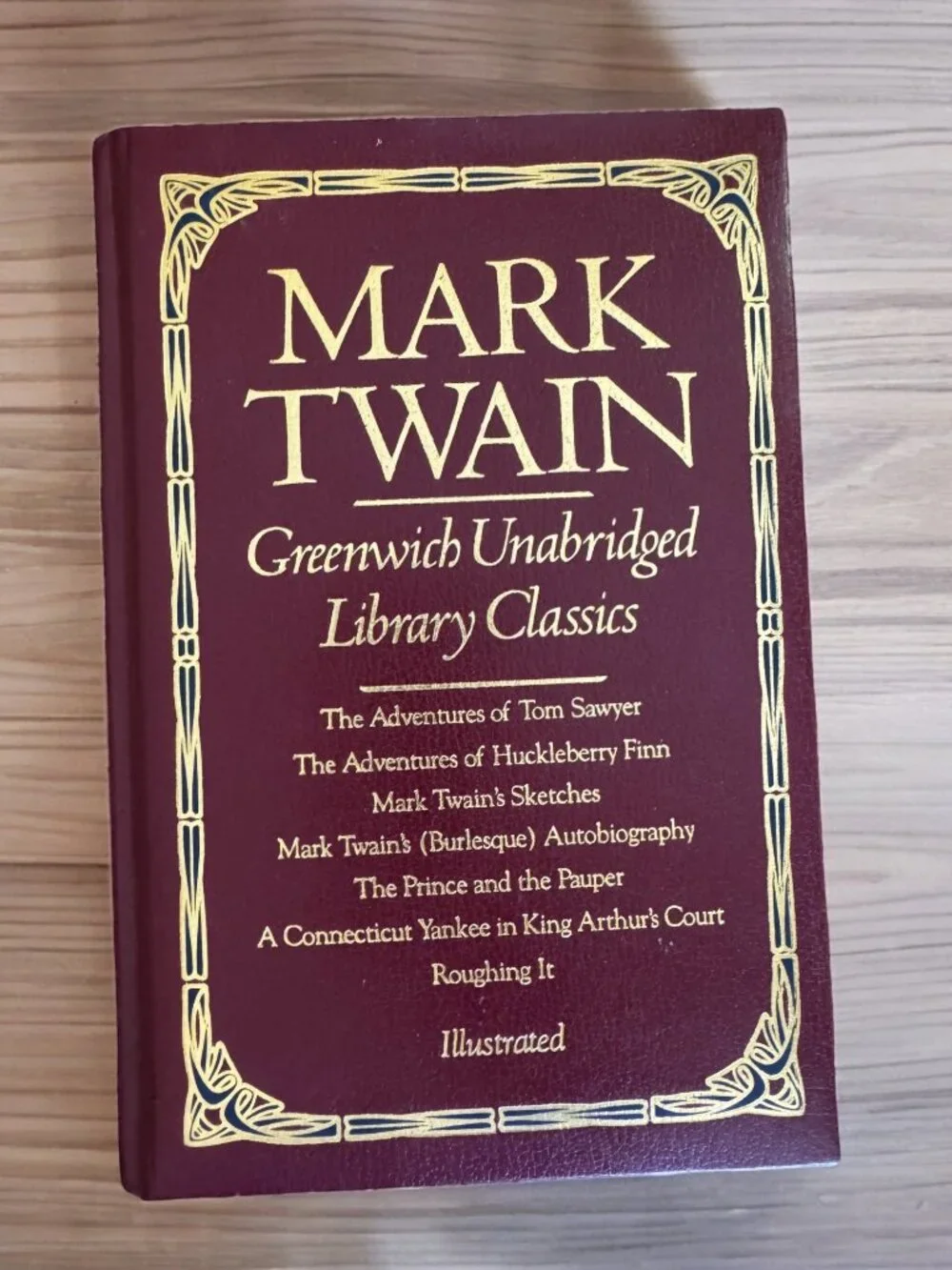 Mark Twain Greenwich Unabridged Library Classics Hardcover Illustrated